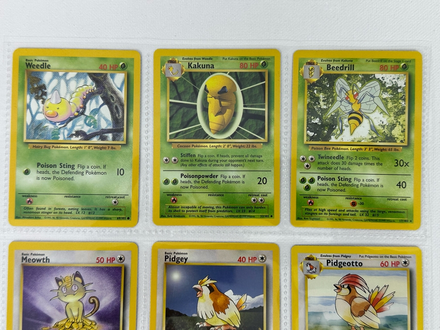 1999 'Unlimited' Third Print Run Pokemon Cards - 18 Cards Stored In Protective Sleeves [Photo 6]