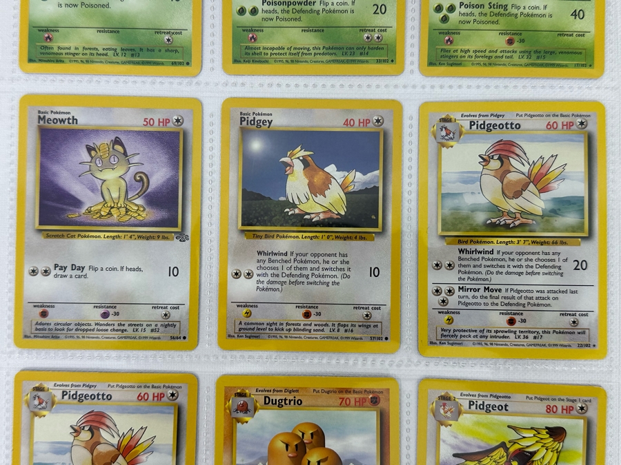 1999 'Unlimited' Third Print Run Pokemon Cards - 18 Cards Stored In Protective Sleeves [Photo 7]