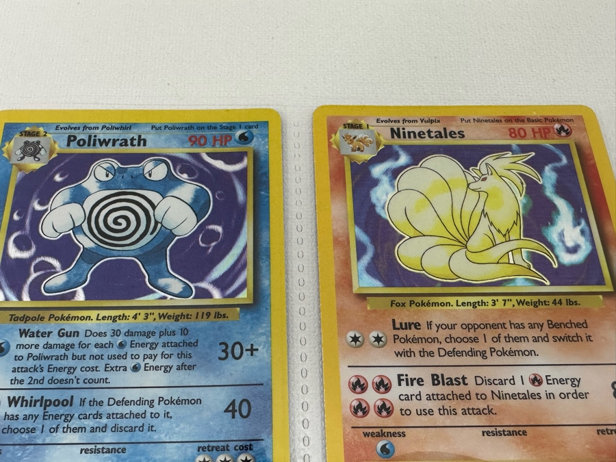 1999 'Unlimited' Third Print Run Pokemon Cards - 18 Cards Stored In Protective Sleeves [Photo 3]