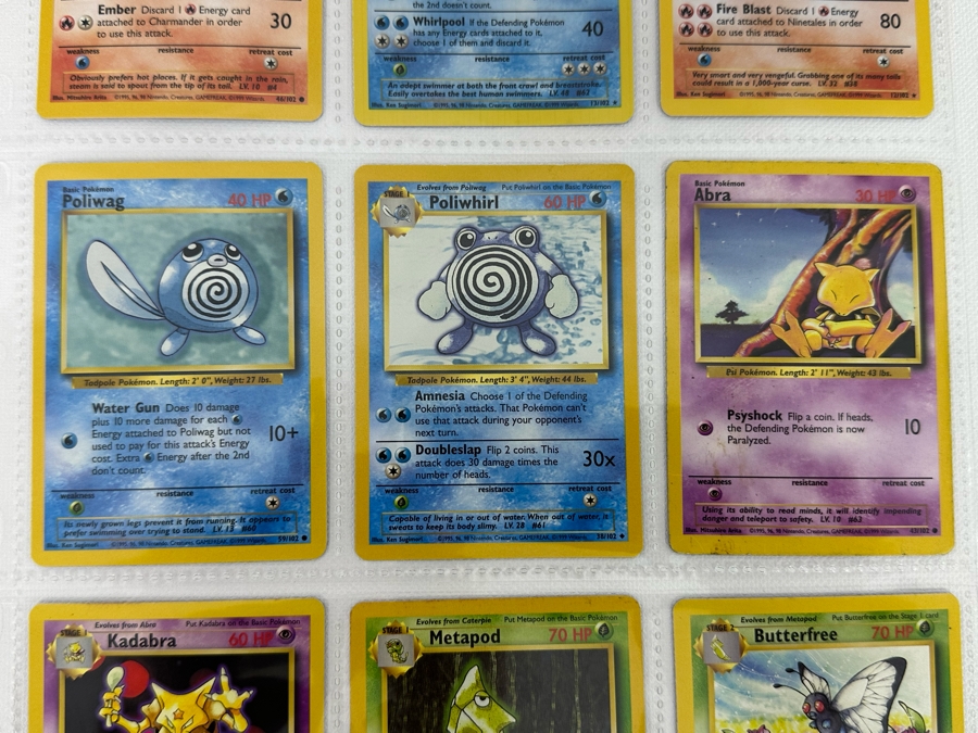 1999 'Unlimited' Third Print Run Pokemon Cards - 18 Cards Stored In Protective Sleeves [Photo 4]