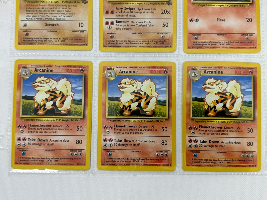 1999 'Unlimited' Third Print Run Pokemon Cards - 18 Cards Stored In Protective Sleeves [Photo 8]