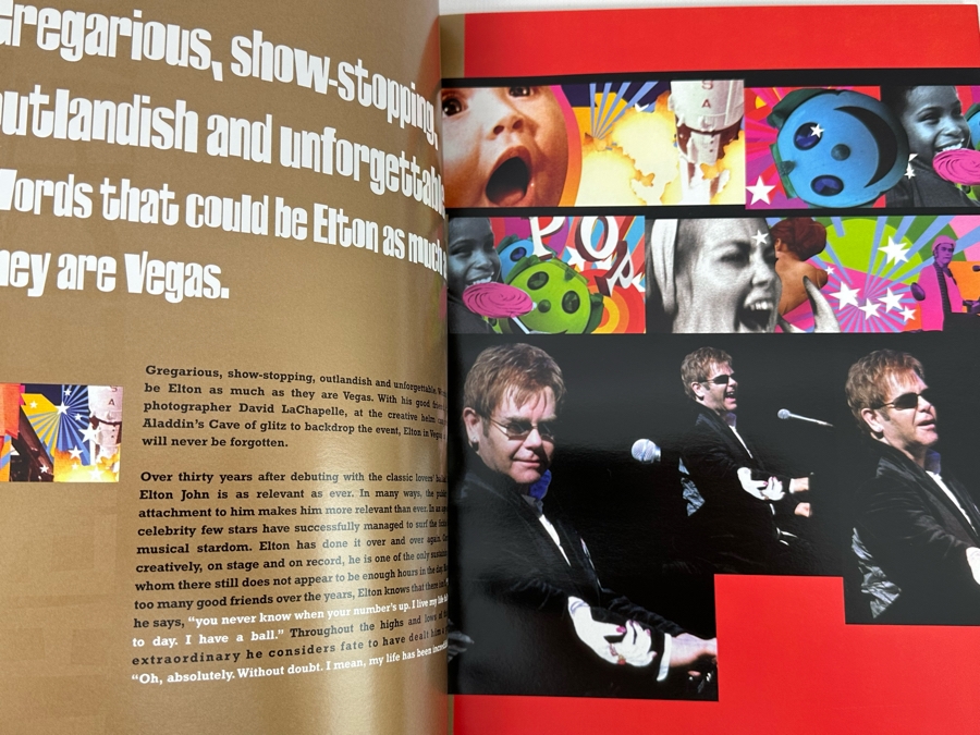 Hand Signed Elton John The Red Piano Program [Photo 7]