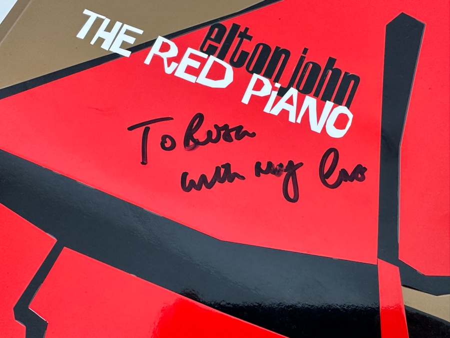 Hand Signed Elton John The Red Piano Program [Photo 3]
