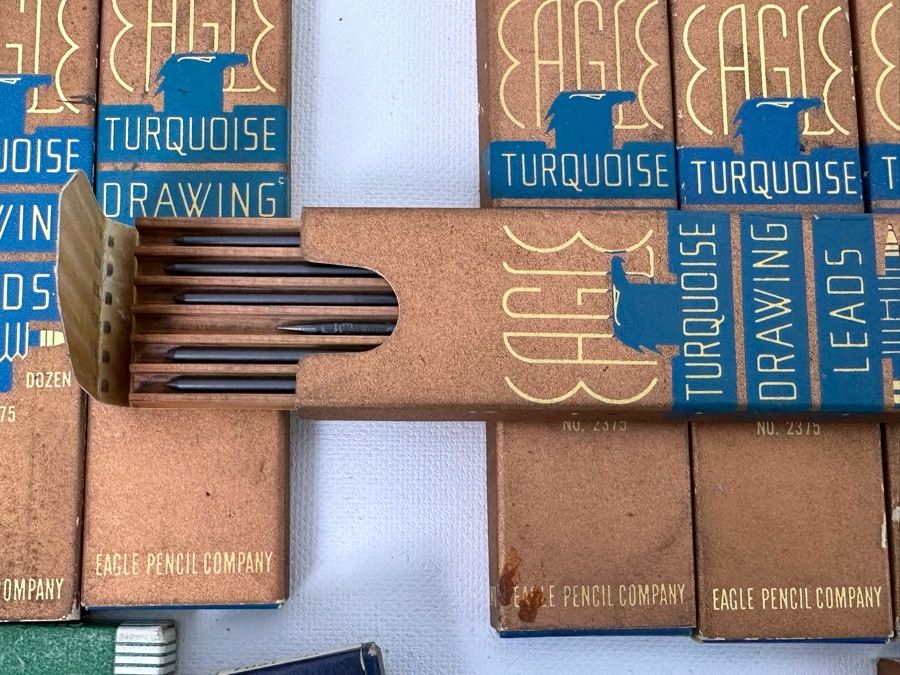 Vintage Engineering Drawing Leads From Staedtler, Eagle, Eberhard Faber And Box Of Vintage Pen Nibs [Photo 16]