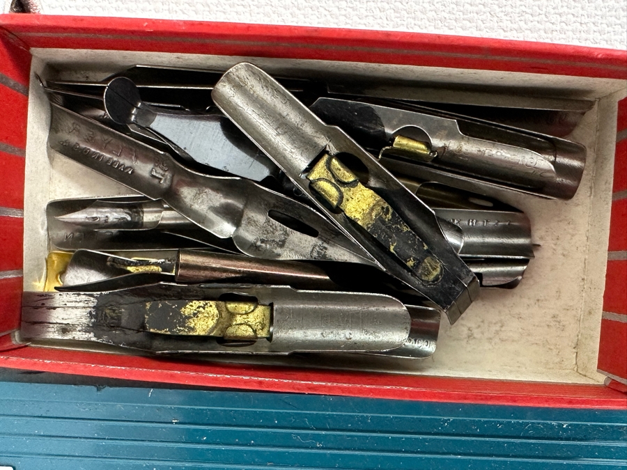 Vintage Engineering Drawing Leads From Staedtler, Eagle, Eberhard Faber And Box Of Vintage Pen Nibs [Photo 10]
