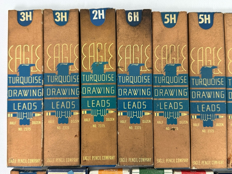 Vintage Engineering Drawing Leads From Staedtler, Eagle, Eberhard Faber And Box Of Vintage Pen Nibs [Photo 6]