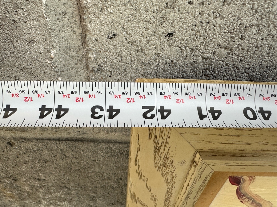 Original Mid-Century Abstract Curt Thompson Painting 36 X 24 Framed 42 X 30 [Photo 12]