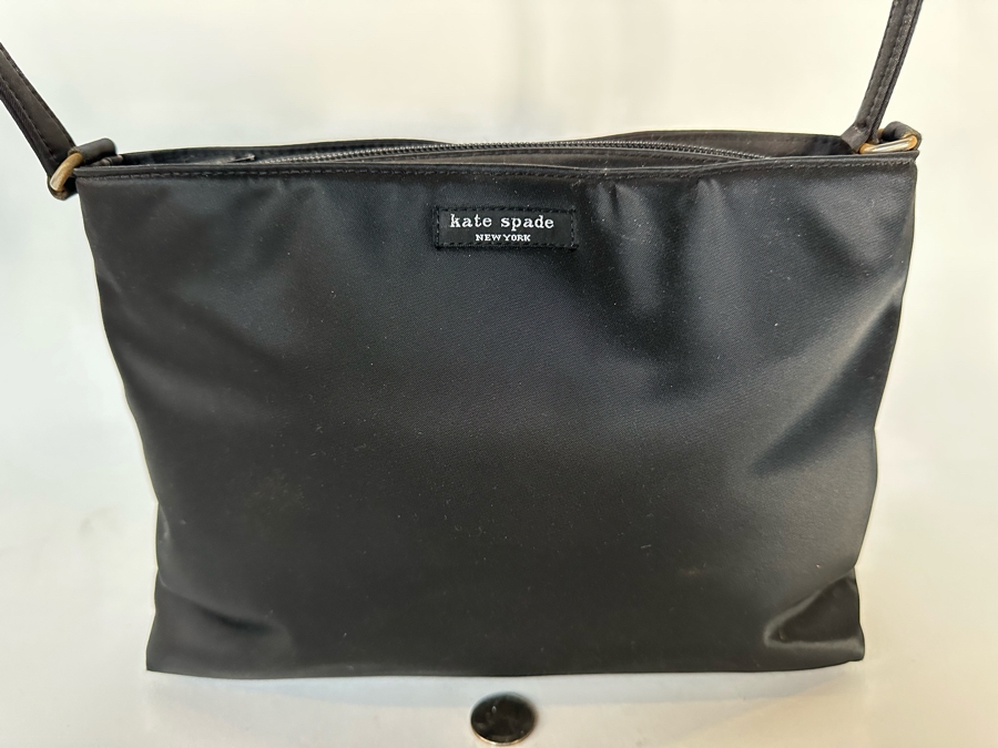 JUST ADDED - Black Kate Spade Handbag 12 X 8 [Photo 3]