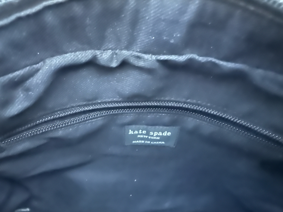 JUST ADDED - Black Kate Spade Handbag 12 X 8 [Photo 5]