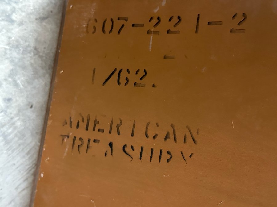 JUST ADDED - Mid-Century American Treasury Walnut Wall Mirror 37 X 43 [Photo 2]