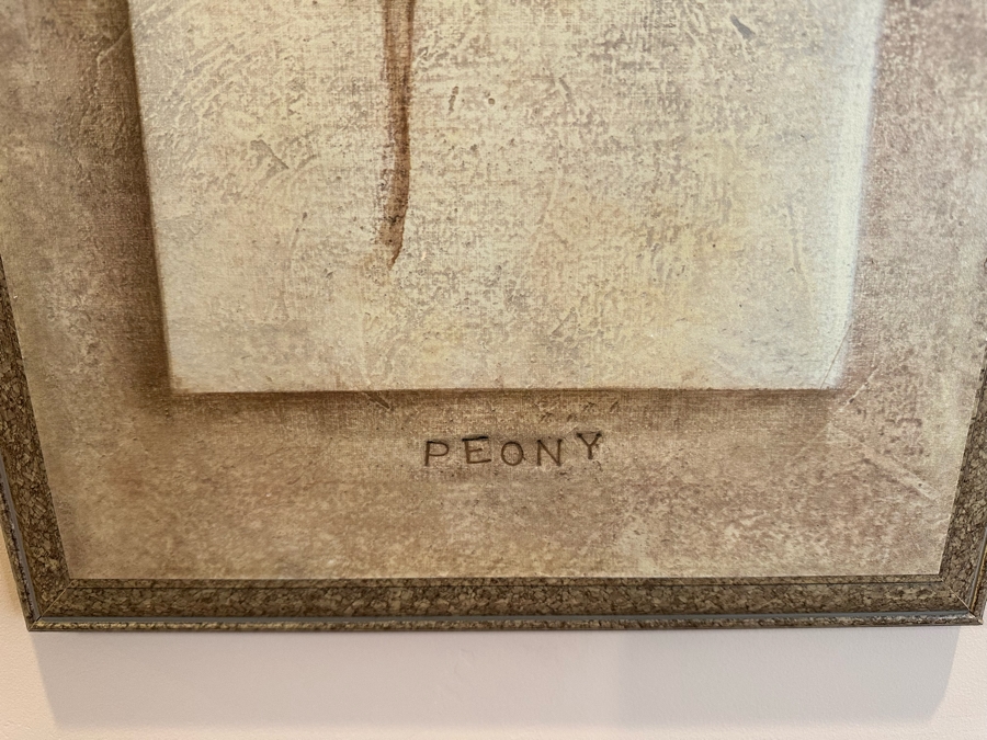 Pair Of Decorative Floral Prints 14 X 32 Retails $200 [Photo 2]