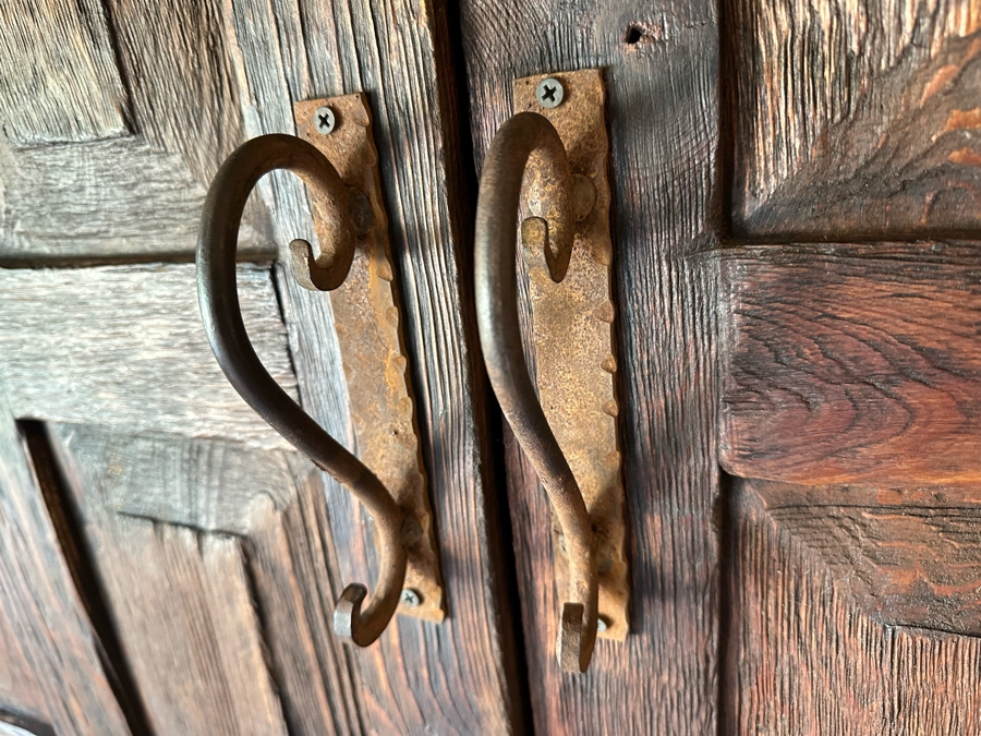 Rustic Wooden Armoire Cabinet 51W X 28D X 80H [Photo 4]