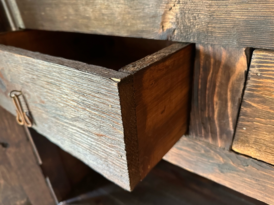 Rustic Wooden Armoire Cabinet 51W X 28D X 80H [Photo 10]