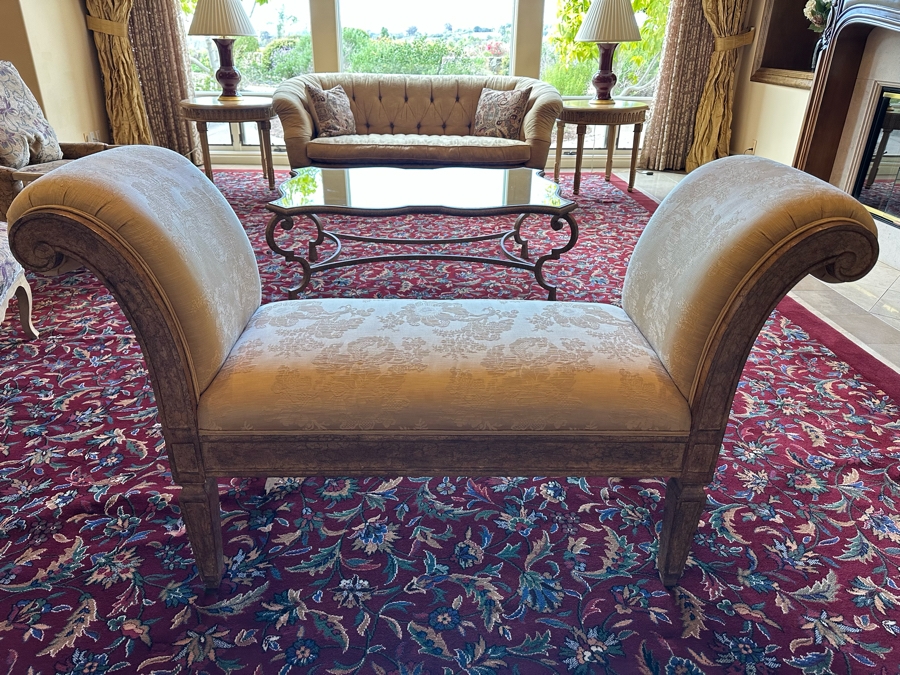 Upholstered Designer Bench 63W X 21.5D X 36H [Photo 5]