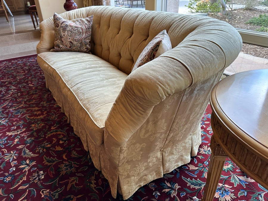 Custom Upholstered Tufted Sofa 86W X 36D X 34H [Photo 4]