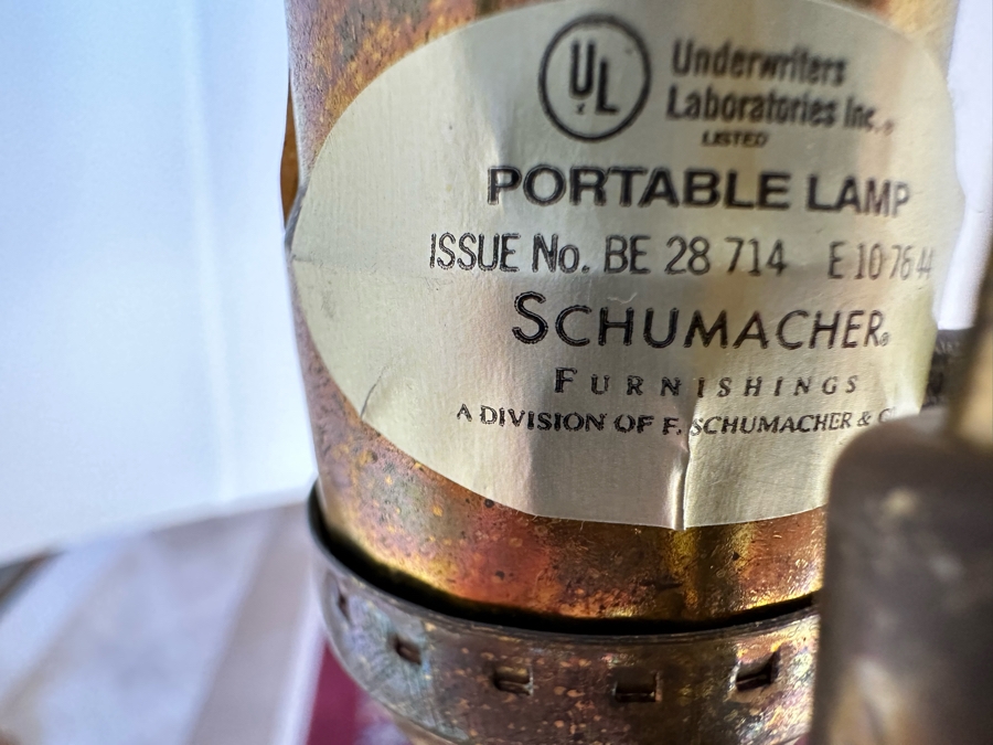 Pair Of Schumacher Table Lamps 32H [Photo 5]