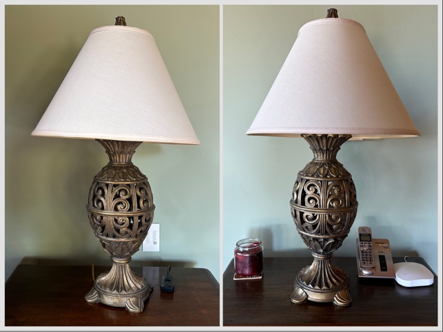 Pair Of Table Lamps 32H [Photo 1]