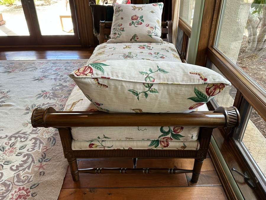 Wooden Designer Daybed Bench 7'W X 38'D X 30'H [Photo 7]