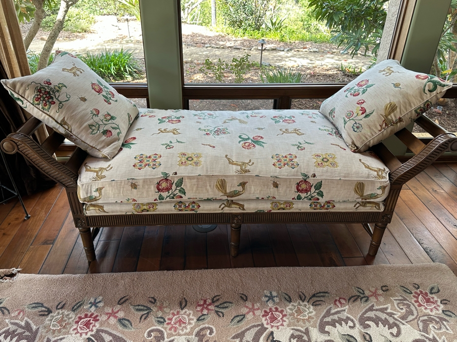 Wooden Designer Daybed Bench 7'W X 38'D X 30'H [Photo 3]