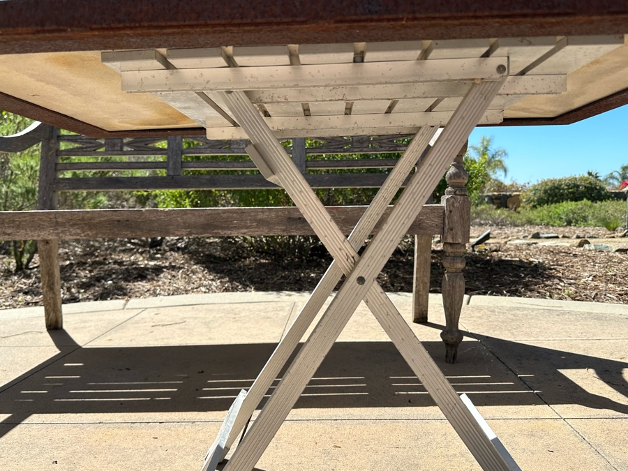 Stunning Artisan Mosaic Top Table 36W X 24D X 24.5H [Photo 5]