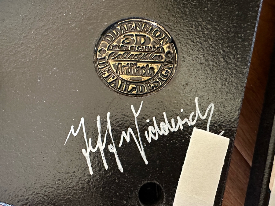 Pair Of Dimension Detail Design 3D Collectibles Artifacts Wall Plaque Artist Signed Each 9W X 12H X 1.5D [Photo 3]