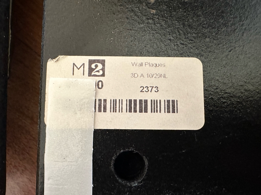 Pair Of Dimension Detail Design 3D Collectibles Artifacts Wall Plaque Artist Signed Each 9W X 12H X 1.5D [Photo 11]