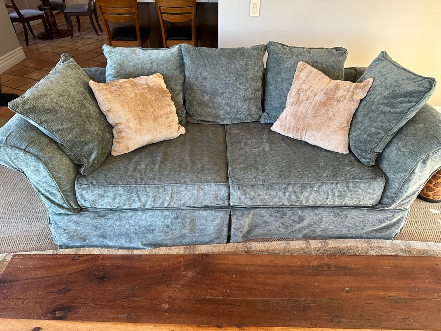 Upholstered Sofa With Slipcover (2) 8'W X 40D X 36H [Photo 2]