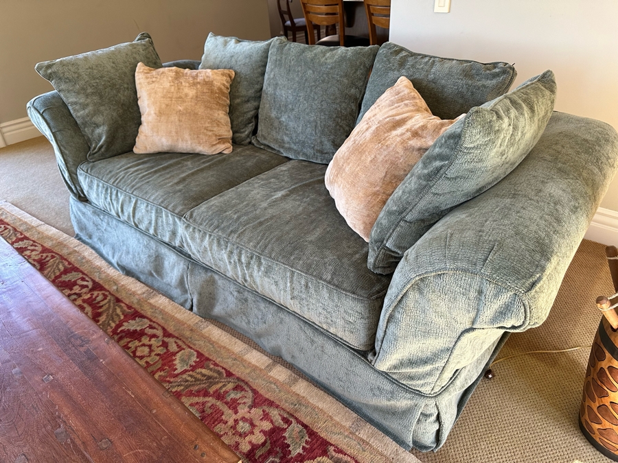 Upholstered Sofa With Slipcover (2) 8'W X 40D X 36H [Photo 4]