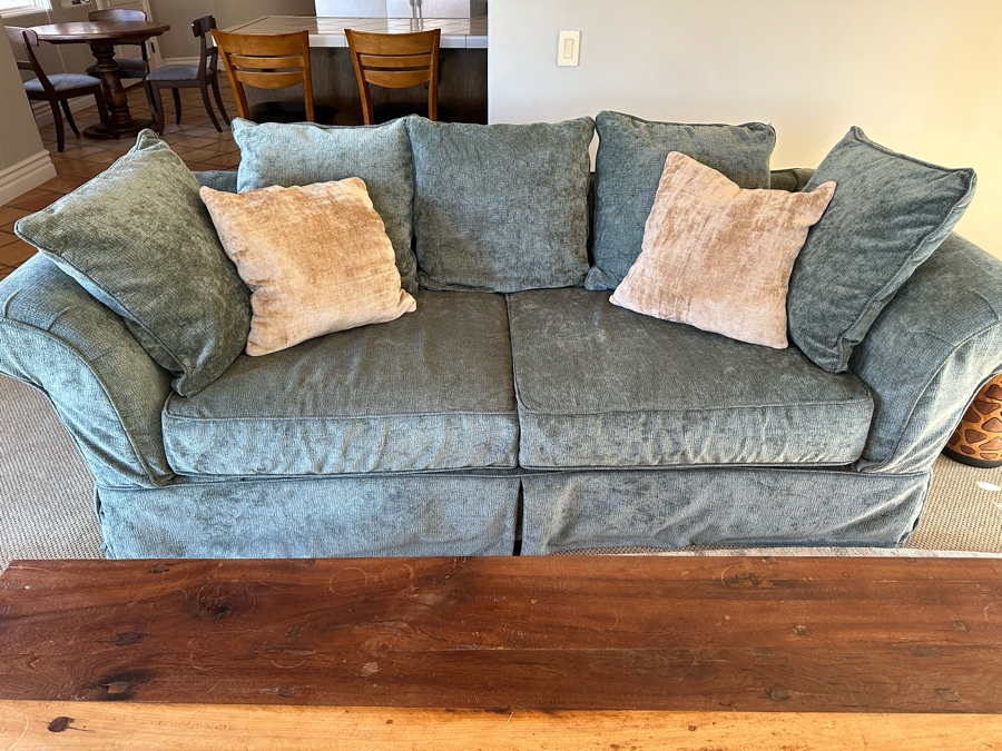 Upholstered Sofa With Slipcover (2) 8'W X 40D X 36H [Photo 1]