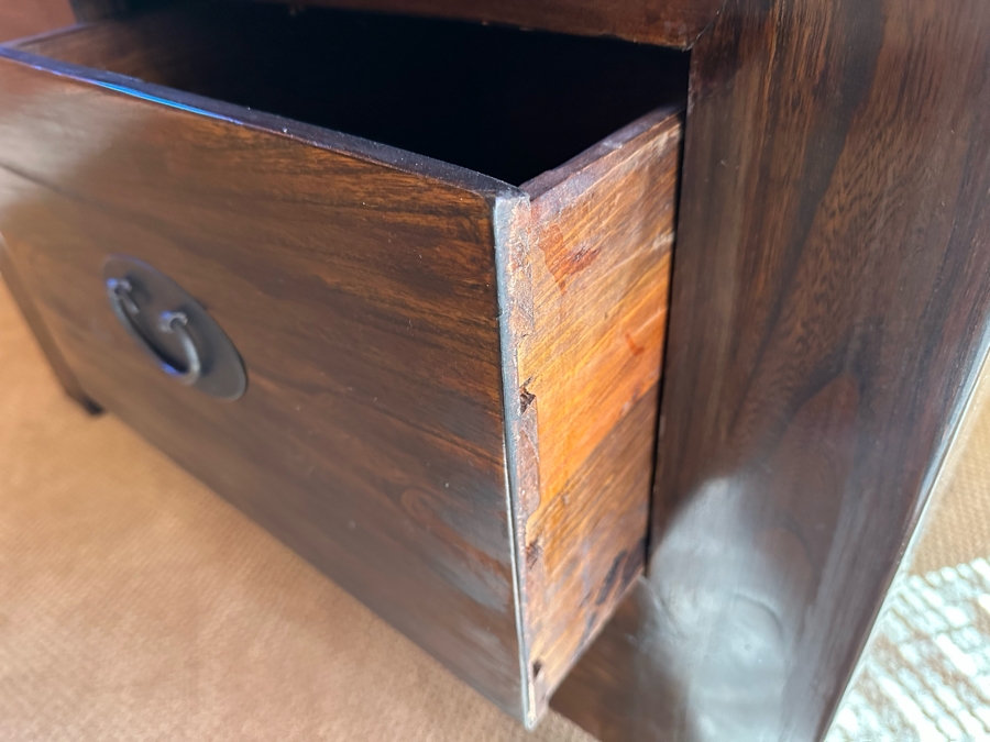 Wooden Chinoiserie Armoire Cabinet 43W X 24D X 78.5H [Photo 12]