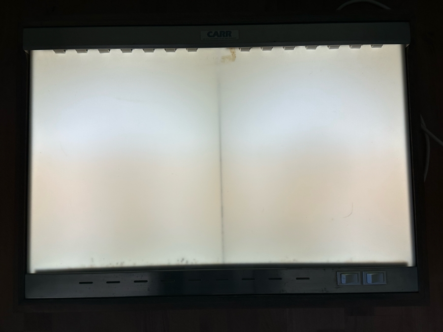 Slide / X-Ray Light Box With Wooden Frame By Carr Corporation Santa Monica 32W X 22D X 65H [Photo 7]