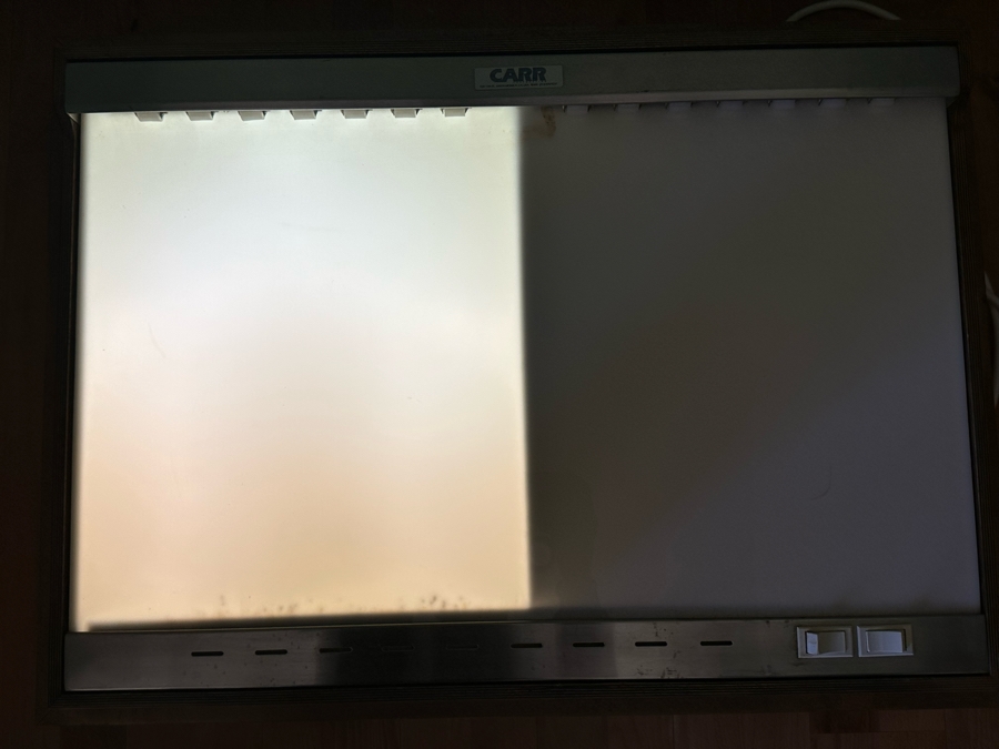 Slide / X-Ray Light Box With Wooden Frame By Carr Corporation Santa Monica 32W X 22D X 65H [Photo 3]