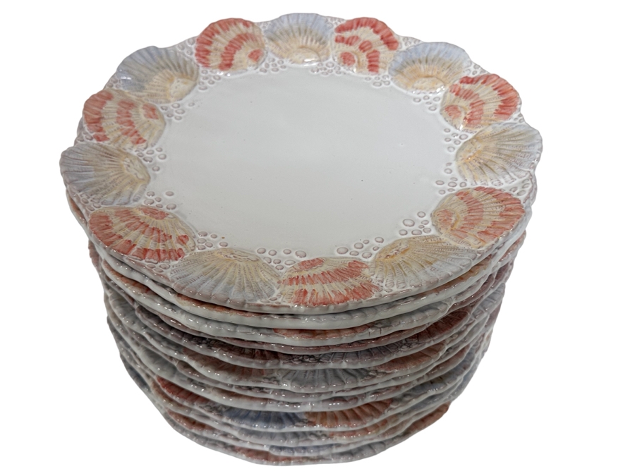 (12) Shell Motif Plates From Portugal 11R [Photo 3]