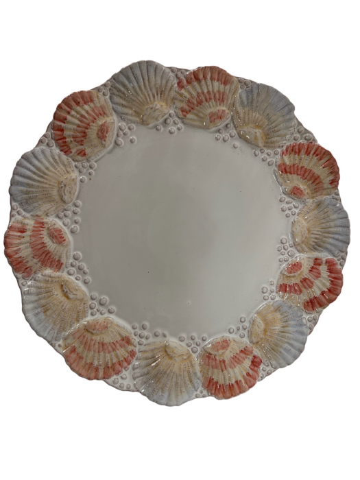 (12) Shell Motif Plates From Portugal 11R [Photo 4]