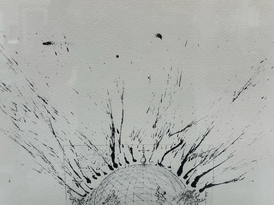 After Salvador Dali Lithograph Titled 'The Museum' From Collier Art Corporation Of Los Angeles 19 X 28 Framed 28 X 37 [Photo 11]