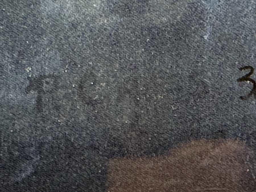 Limited Edition Hand Signed Print Of Native American Girl 11 X 15 Framed 19 X 23 [Photo 10]