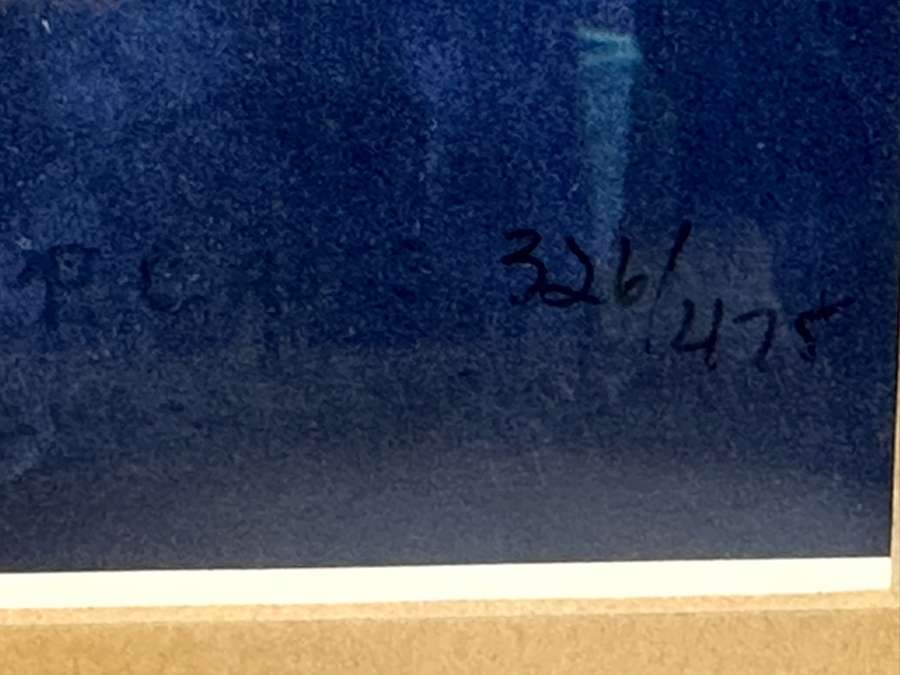 Limited Edition Hand Signed Print Of Native American Girl 11 X 15 Framed 19 X 23 [Photo 9]