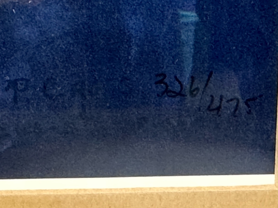 Limited Edition Hand Signed Print Of Native American Girl 11 X 15 Framed 19 X 23 [Photo 8]