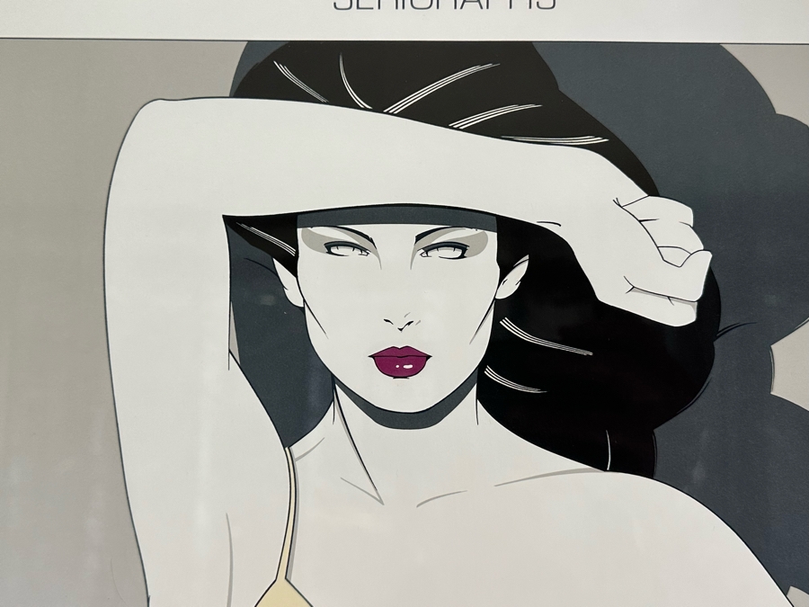 Hand Signed 1980 Patrick Nagel Art Exp New York Poster Published By   49686 Jcvv 