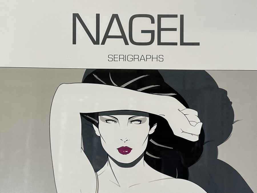 Hand Signed 1980 Patrick Nagel Art Exp New York Poster Published By Mirage Editions Limited Edition Framed 22 X 33 [Photo 5]