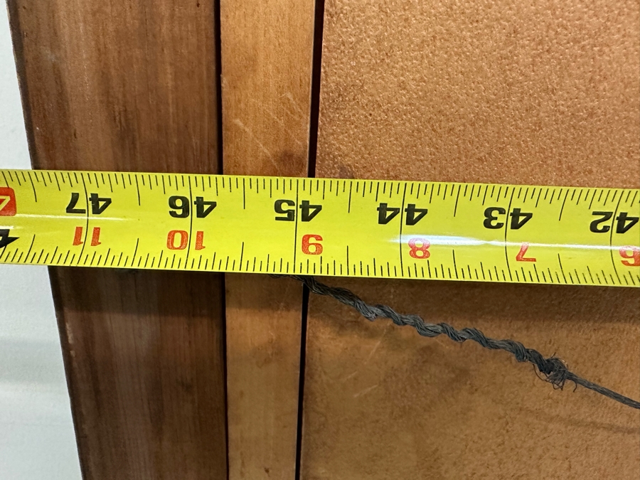 Stunning Original Oil Painting On Board Dock Harbor Scene In Antique Gilt Frame Signed Giori 45 X 23 Framed 51 X 29 [Photo 21]