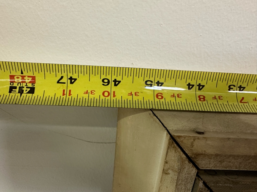 Original Mid-Century Abstract Bridge Cityscape With Boats On Water Signed Gene Sterling ( Laguna Beach Artist / Actor) 40 X 16 Framed 46 X 21 [Photo 12]