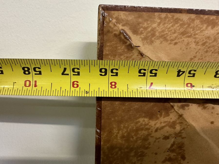 Original Mid-Century Breaking Ocean Wave Painting Signed V. Bong Bang 48W X 24H Framed 56 X 32 [Photo 12]