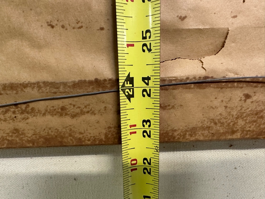 Original Mid-Century Breaking Ocean Wave Painting Signed V. Bong Bang 48W X 24H Framed 56 X 32 [Photo 11]