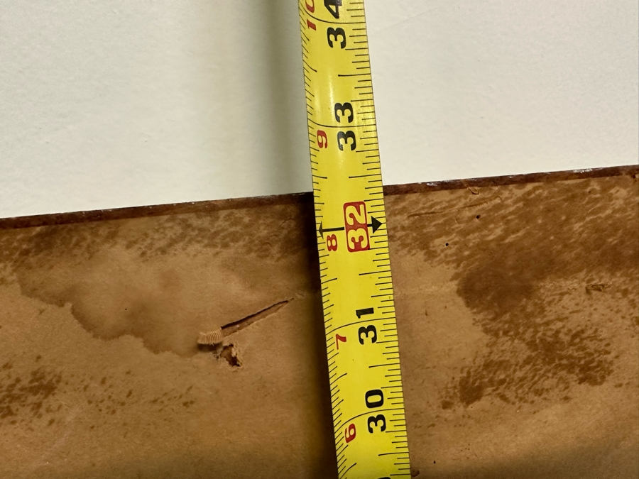 Original Mid-Century Breaking Ocean Wave Painting Signed V. Bong Bang 48W X 24H Framed 56 X 32 [Photo 13]