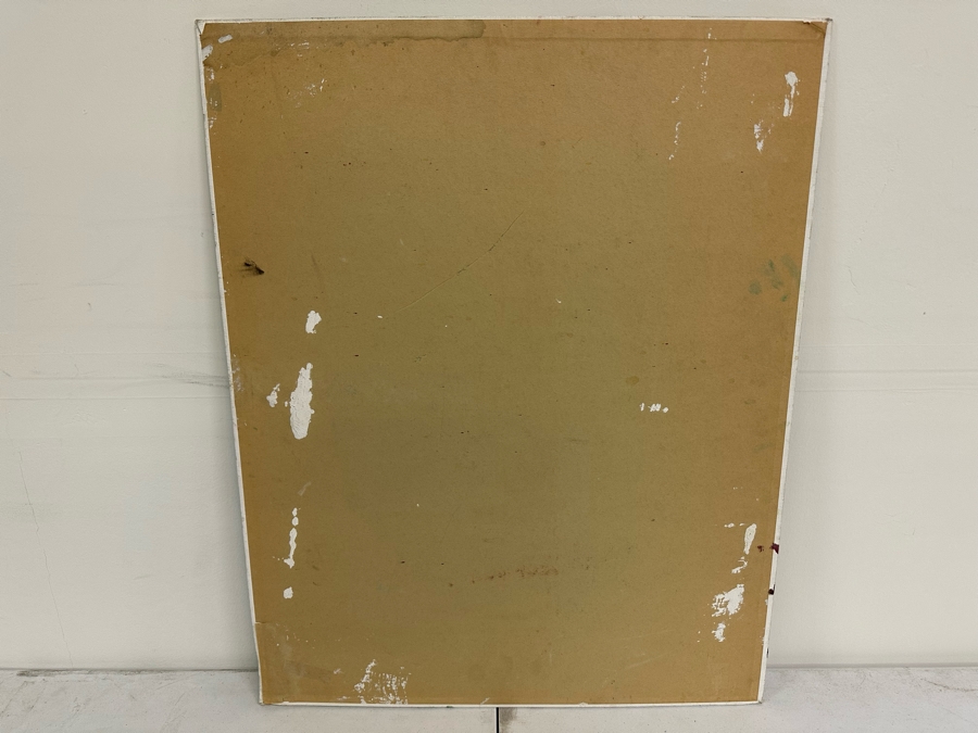 Unsigned Original Nude Painting On Board 24 X 30 [Photo 6]