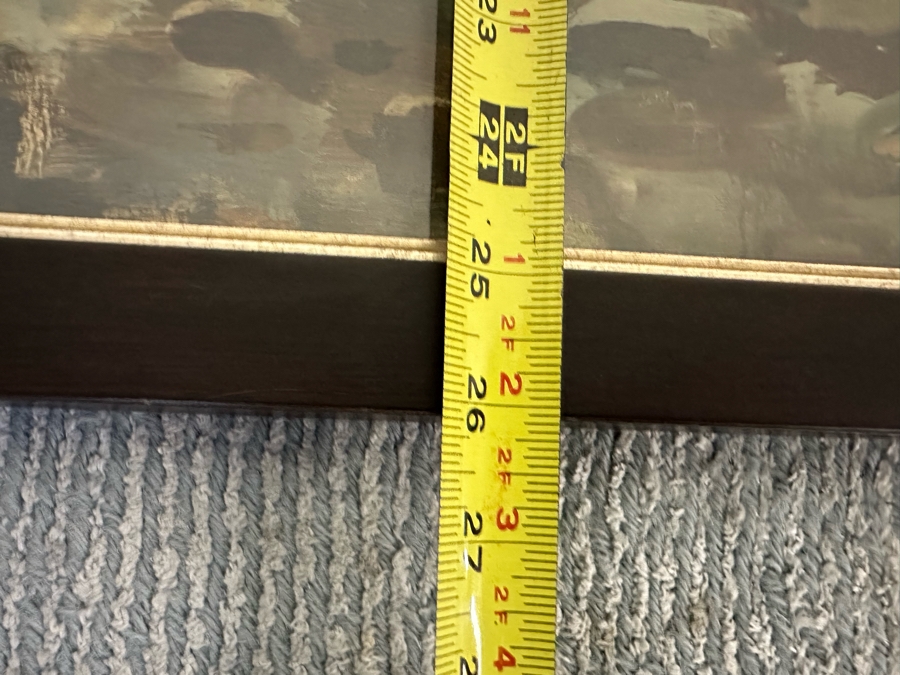 Original Abstract Painting Of Boats On The Beach On Canvas Behind Glass Frame Artist Signature Illegible 35 X 24 Framed 38 X 26 [Photo 23]