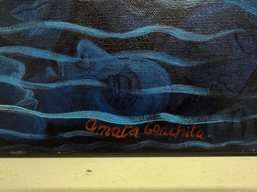 Original Painting On Canvas By Amata Conchita 48 X 48 [Photo 10]