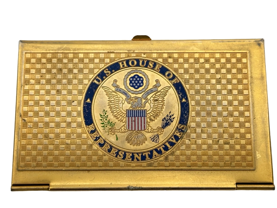 U.S. House Of Representatives Metal Business Card Holder [Photo 1]