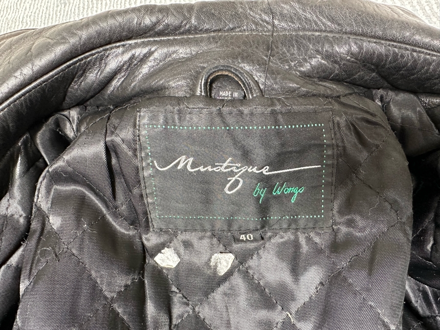 Mystique By Wongs Leather Jacket Size 40 [Photo 7]